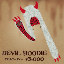 DEVIL HOODIE　デビルフーディー　￥5000