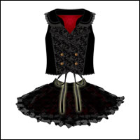 HALLOWEEN DEVIL GIRL DRESS